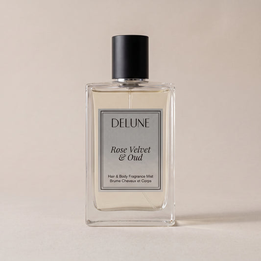 Delune Rose Velvet & Oud Hair & Body Fragrance Mist