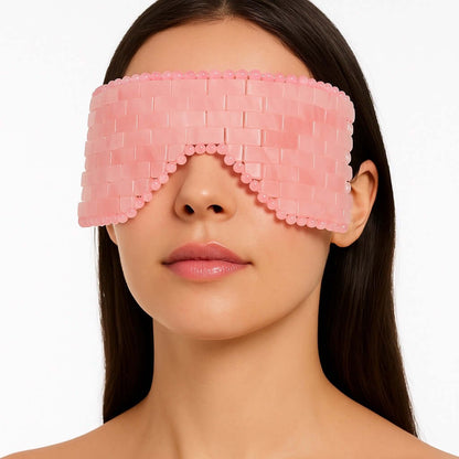 Rose Quartz Eye Mask - Delune 